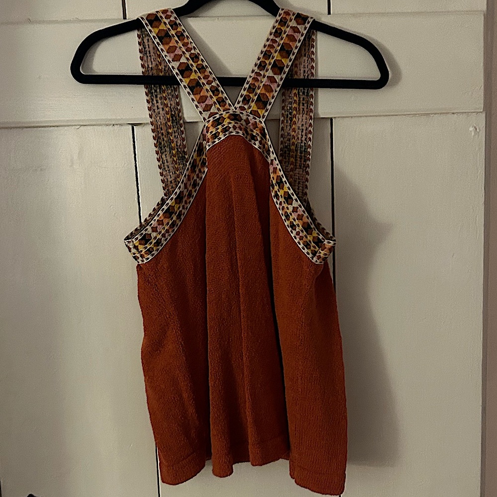 Madewell Patterned Strap Top